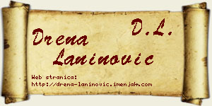 Drena Laninović vizit kartica
